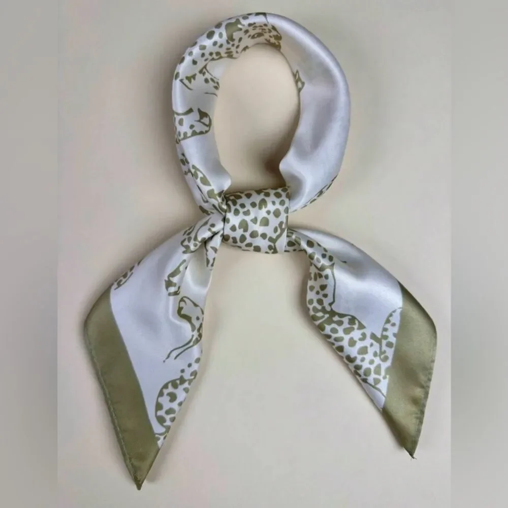 Leopard Print Scarf H14